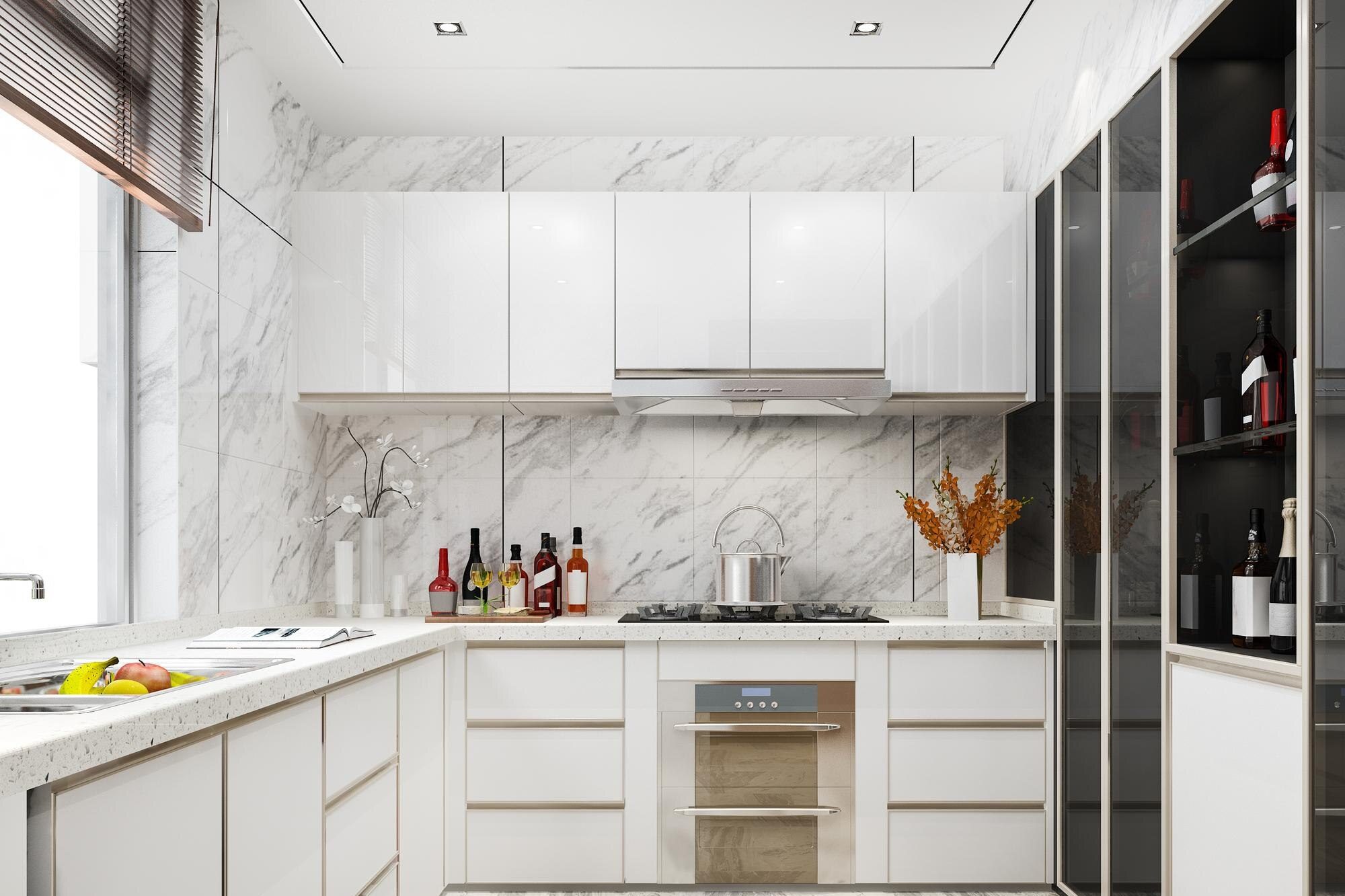 L Shape Kitchen1
